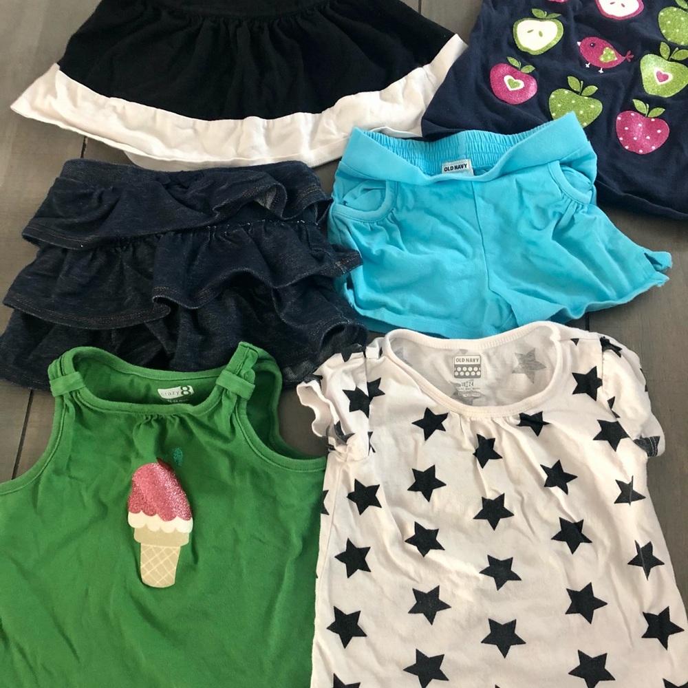 18-24 month skirts and shirts